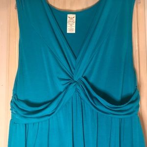 Faded Glory Turquoise Maxi Dress